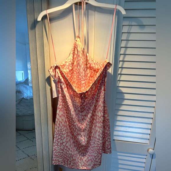 Reformation Poppie Silk Mini Dress (NWT!) - Picture 5 of 5